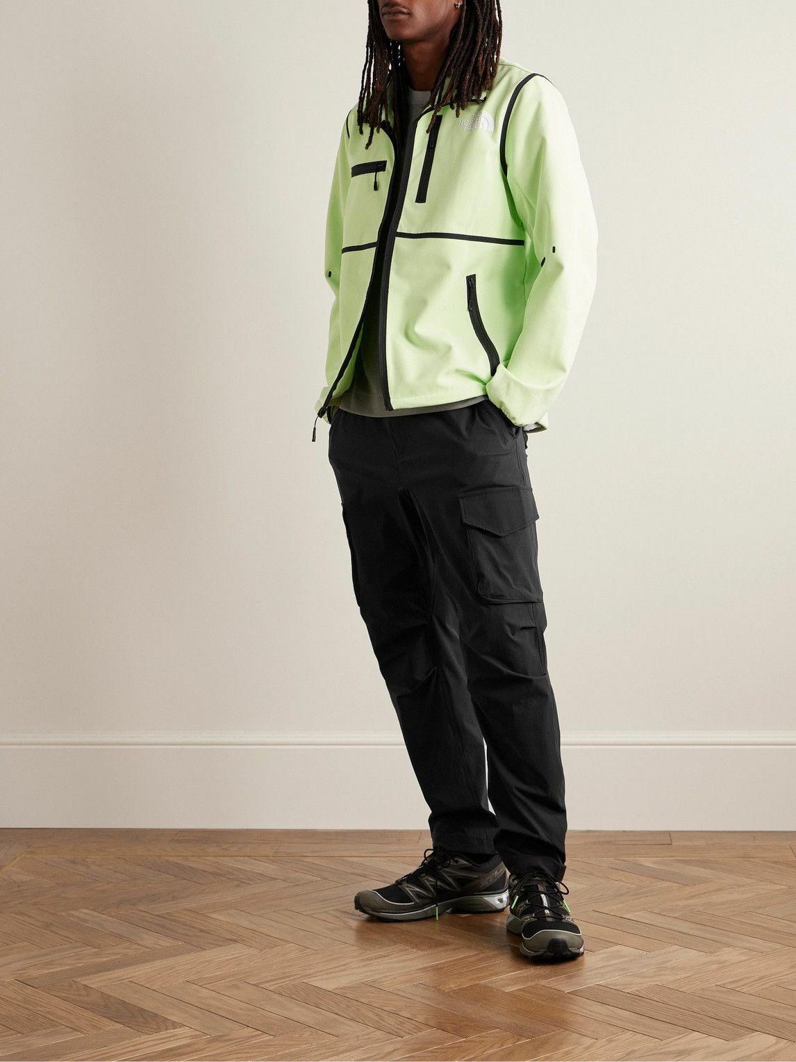 66 North - Laugavegur Slim-Fit Belted Recycled-Shell Cargo Trousers - Black