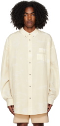 A. A. Spectrum Off-White Dressen Shirt