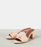 Loro Piana Summer Charms suede mules