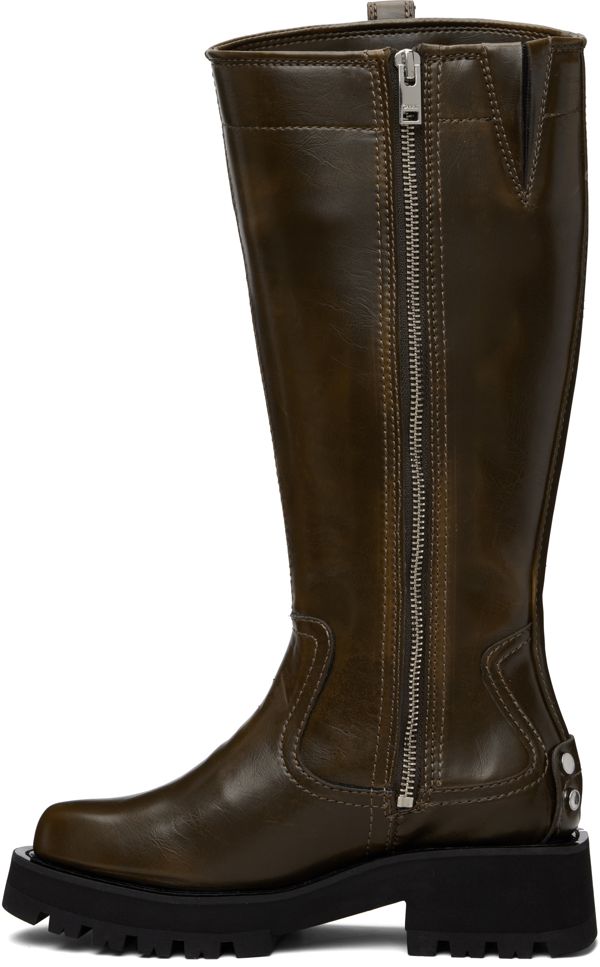 GANNI Brown High Boots