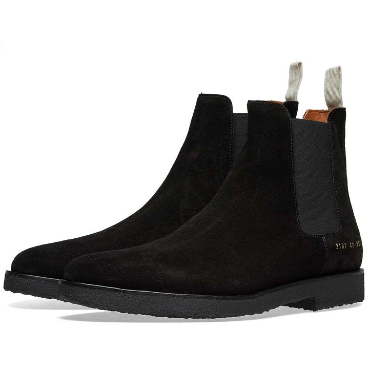 Photo: Common Projects Chelsea Boot Black
