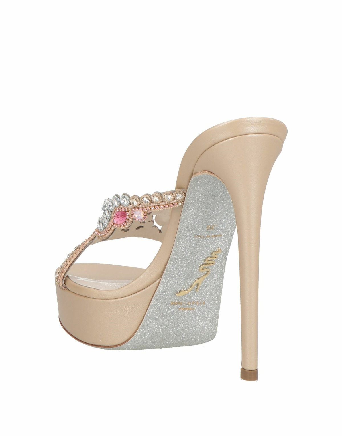 Rene' Caovilla Womens Sandals in Beige