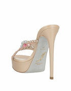 Rene' Caovilla Womens Sandals in Beige