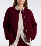 Lisa Yang Cable-knit cashmere cardigan