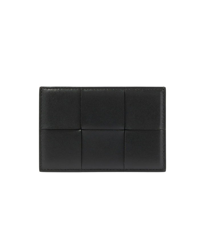 Photo: Bottega Veneta Cassette Intreccio leather card holder