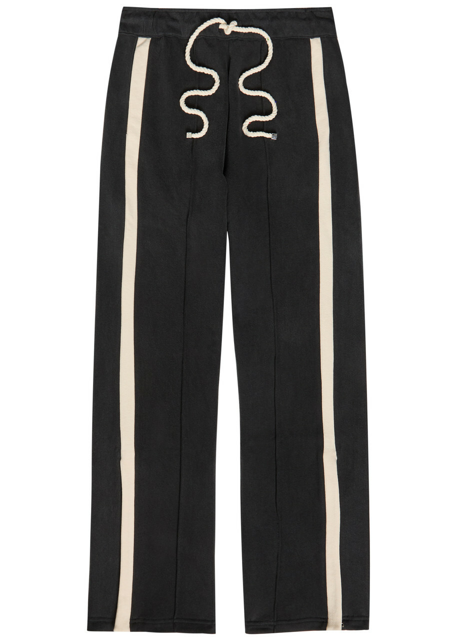 Nahmias Heavy Panelled Cotton Sweatpants Black