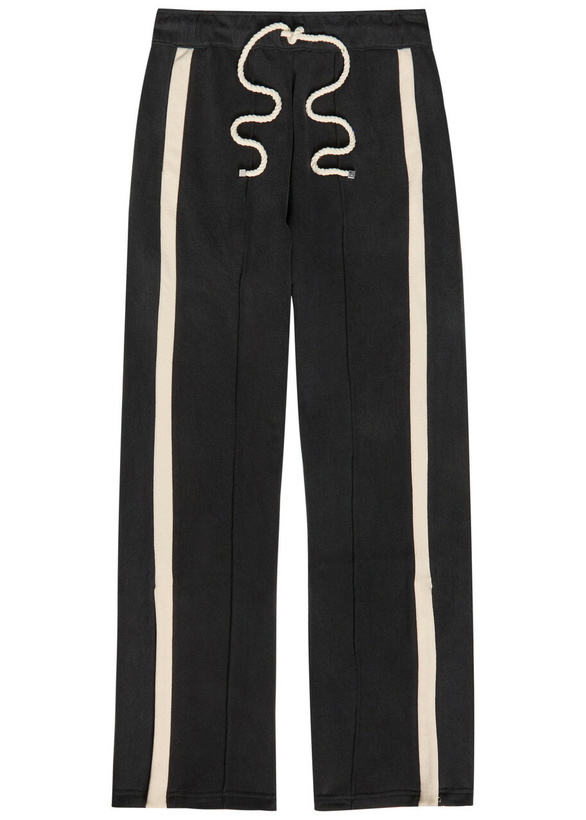 Photo: Nahmias Heavy Panelled Cotton Sweatpants Black