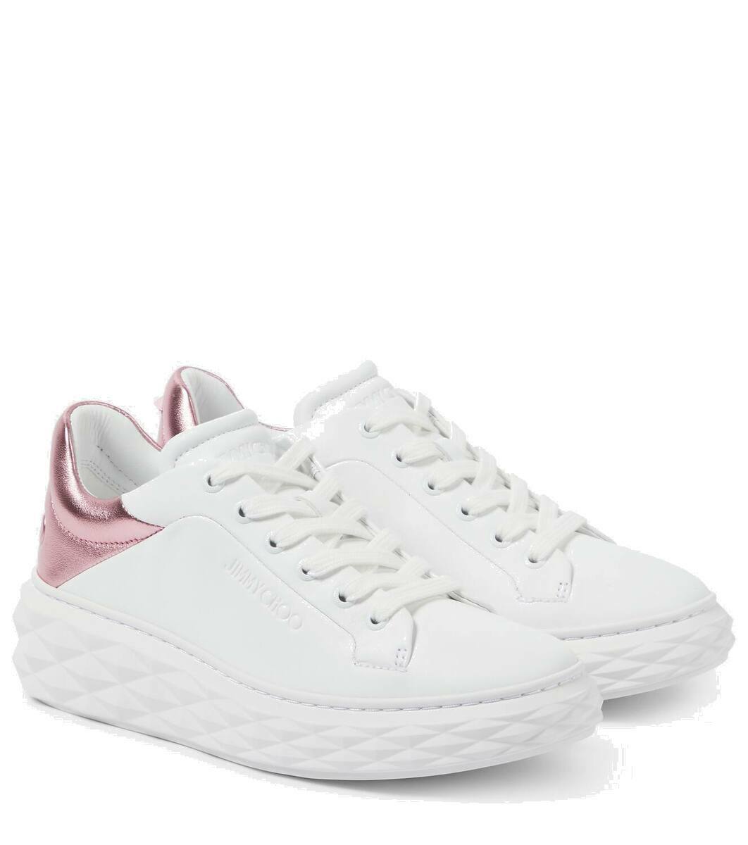 Jimmy Choo Diamond Maxi/F II leather sneakers Jimmy Choo