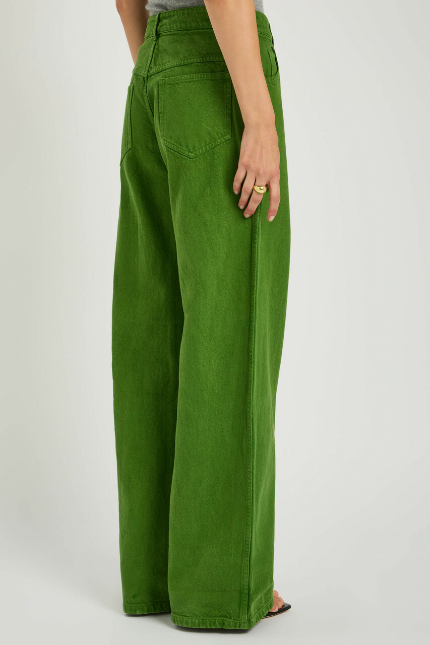 Christopher Esber Wide-leg Jeans Green