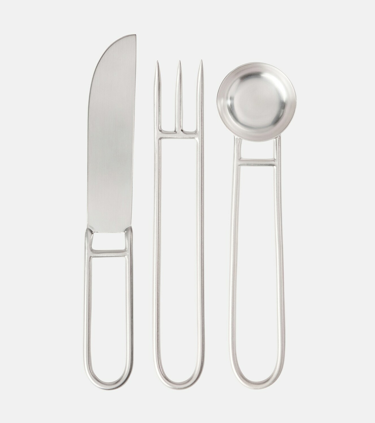 Natalia Criado Artefacto silver-plated 3-piece cutlery set