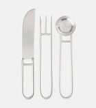 Natalia Criado Artefacto silver-plated 3-piece cutlery set