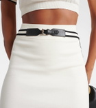 Max Mara Ora cotton-blend maxi skirt
