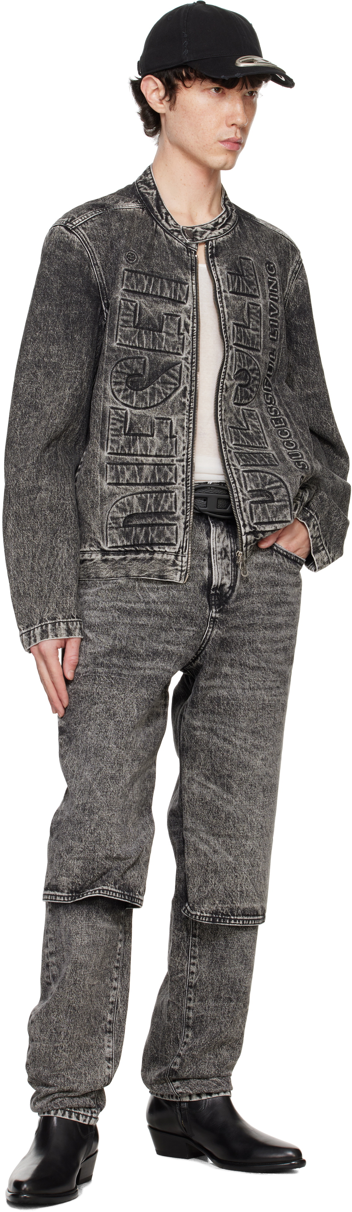 Diesel Black D-Glory-S1 Denim Jacket Diesel