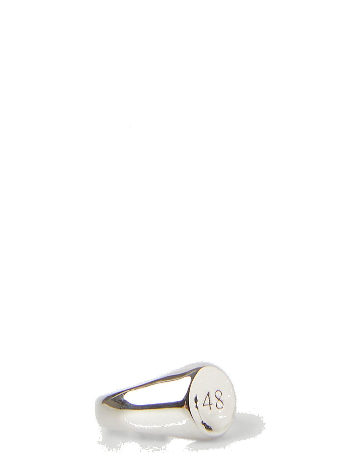 x Deewee USB Signet Ring in Silver D'heygere
