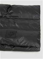 Puffer Blanket Scarf in Black