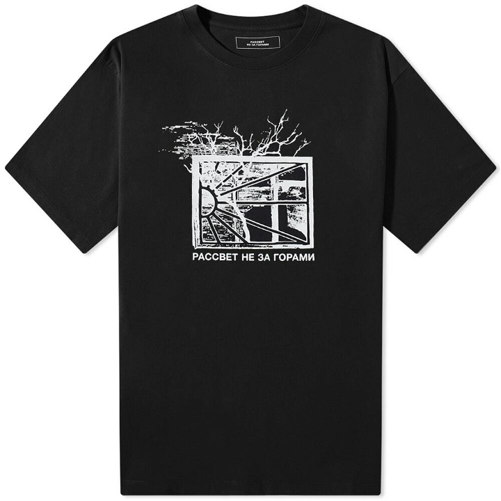 Photo: PACCBET Men's Window Logo T-Shirt in Black