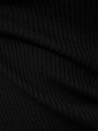 DION LEE - Rib Knit Wool Crewneck Sweater
