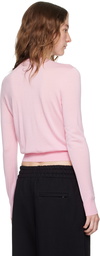 alexanderwang.t Pink Embossed Logo Sweater