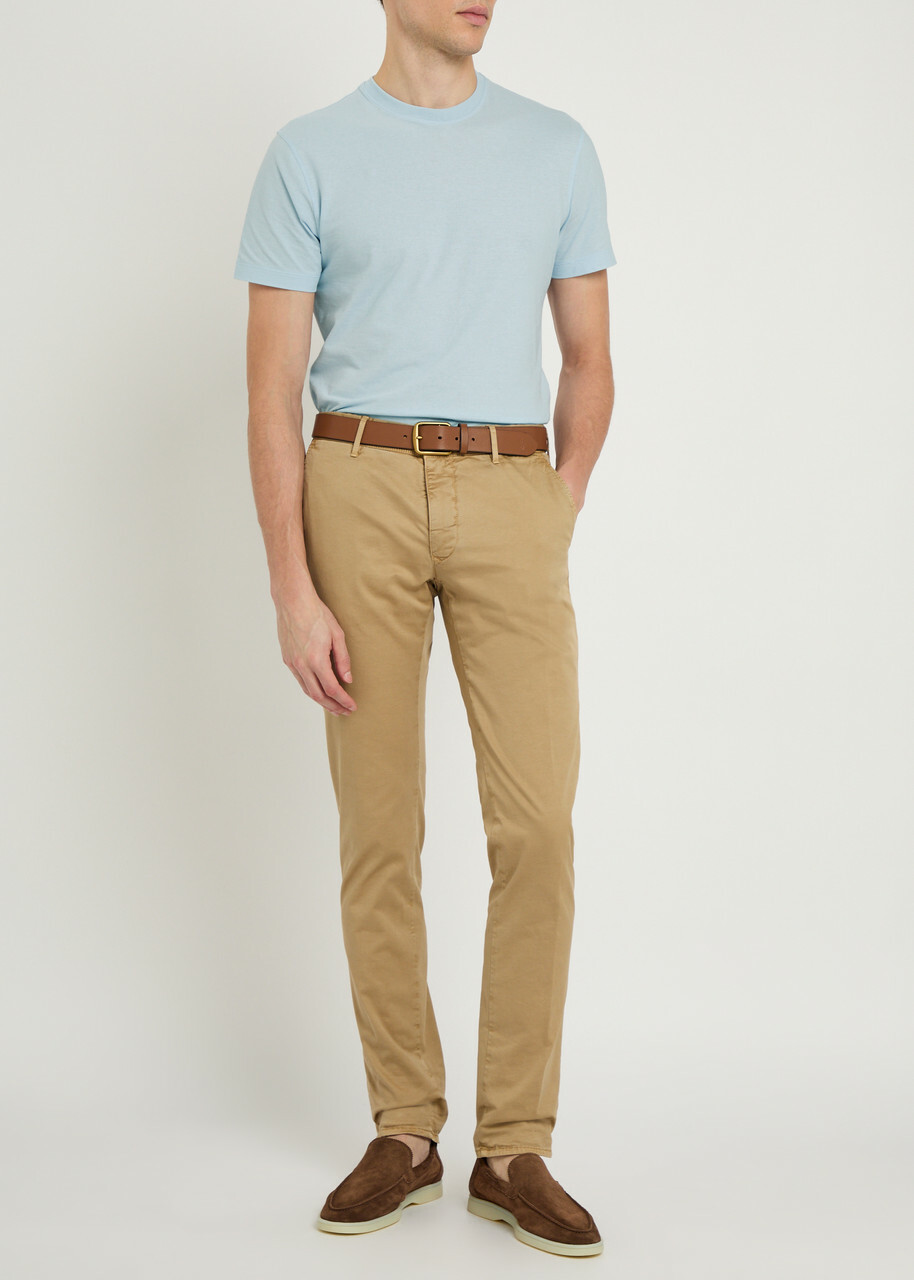 Slowear Cotton T-shirt Light Blue