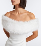 David Koma Strapless bustier minidress