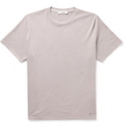 FRAME - Mélange Cotton-Jersey T-Shirt - Purple