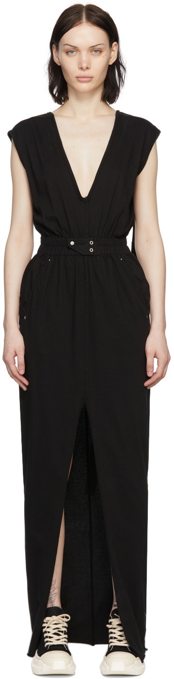 Rick Owens Drkshdw Black Phleg Long Dress Rick Owens Drkshdw