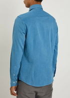 Aurélien Chambray Shirt Mid Blu