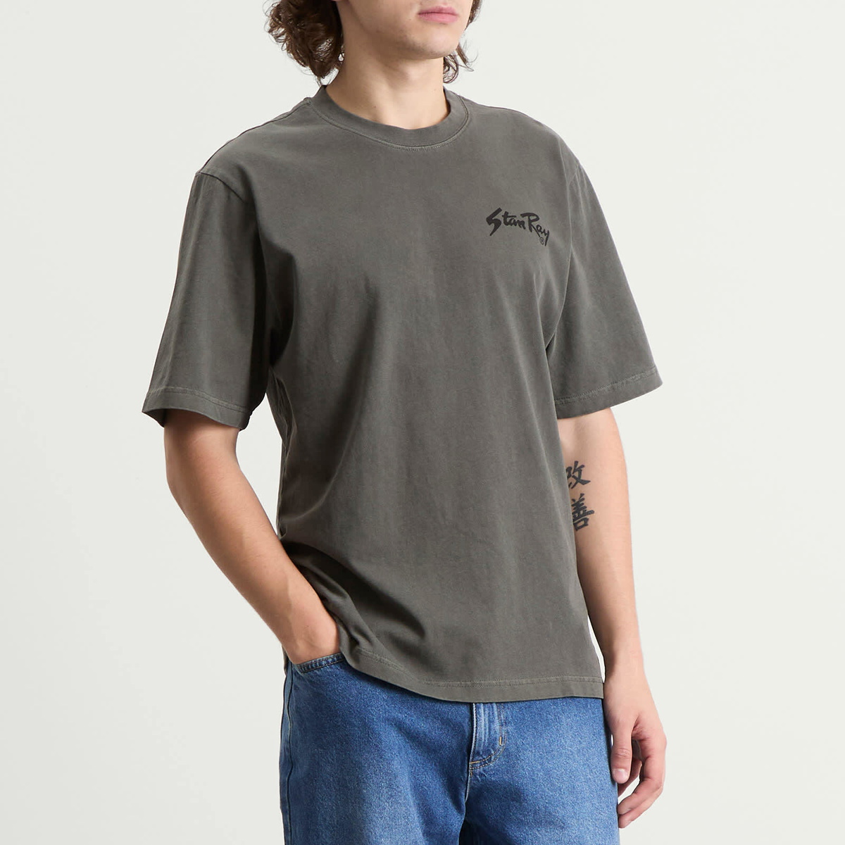 Stan Ray Men's Stan OG T-Shirt in Washed Black