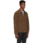 Nanamica Brown Wool Pile CPO Jacket