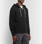 rag & bone - Loopback Cotton-Jersey Hoodie - Black