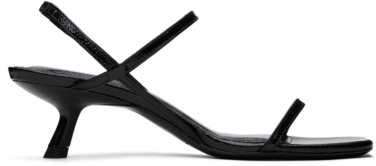 ANINE BING Black Hilda Heeled Sandals