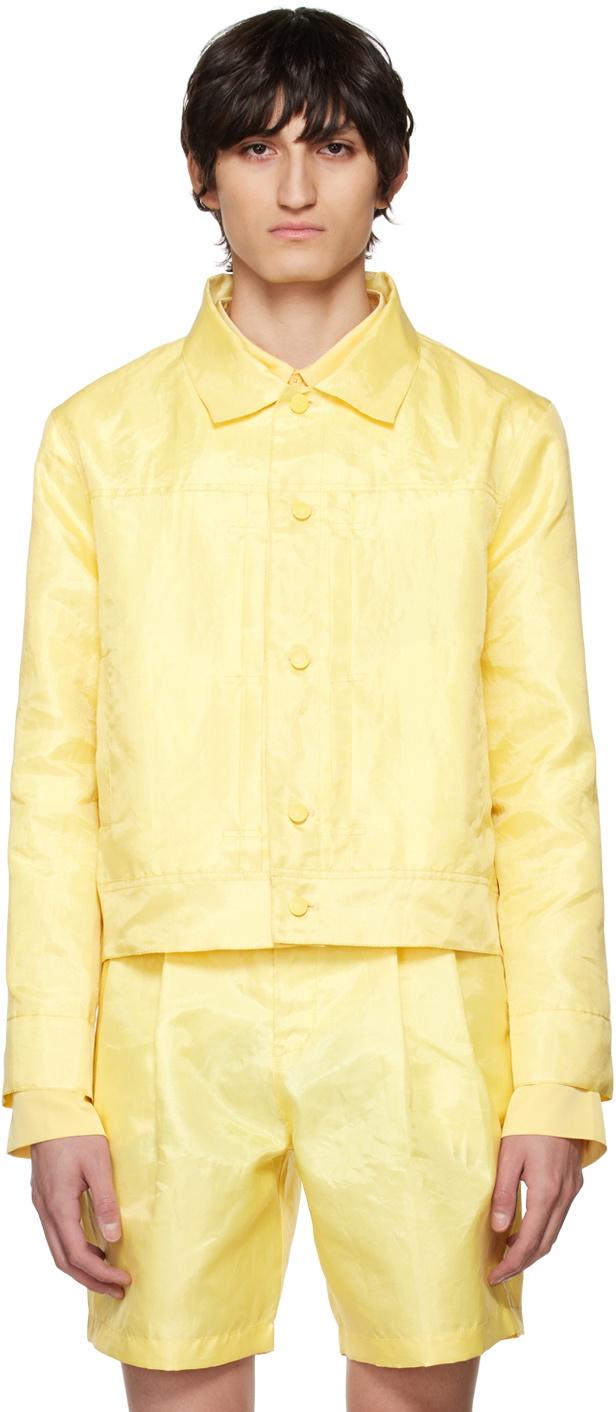 Kanghyuk Yellow Aramid Trucker Jacket
