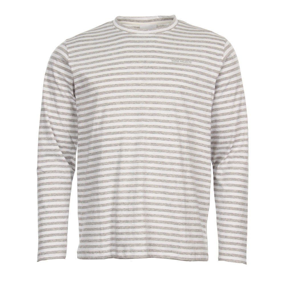 Long Sleeve Stripe T-Shirt - Grey