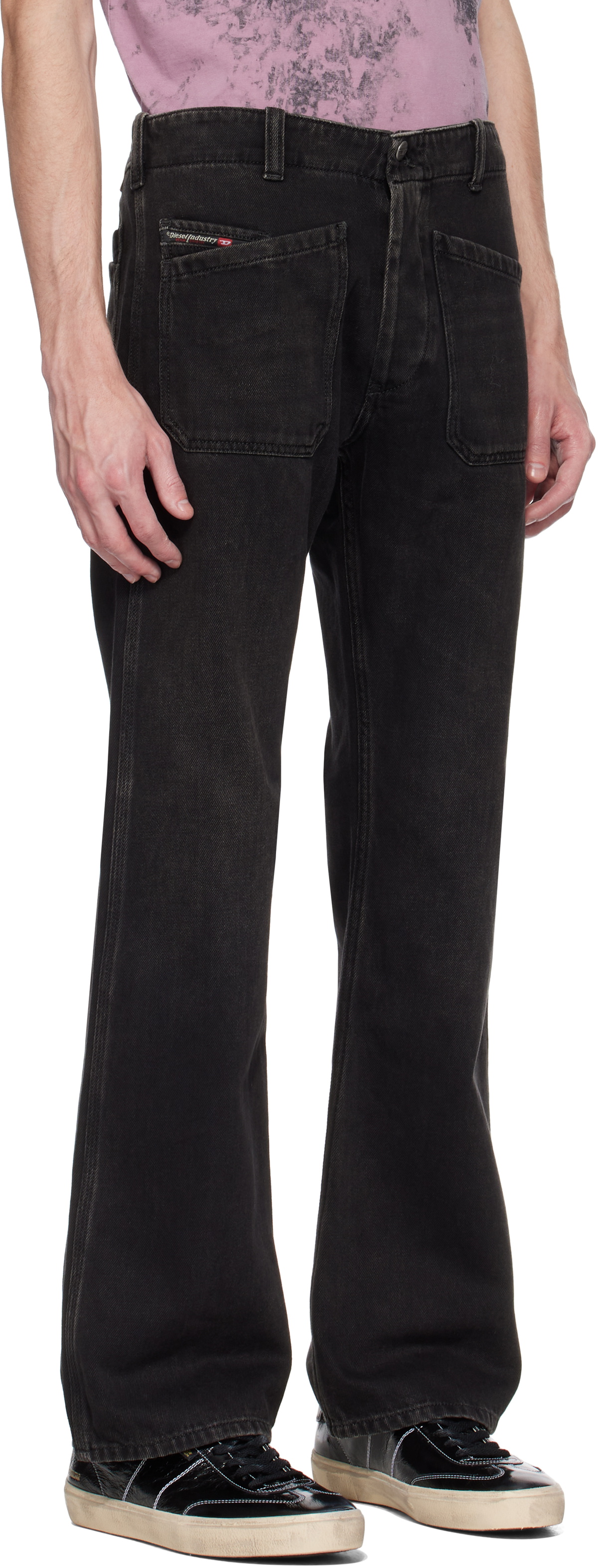 Diesel Black Bootcut D-Moorix 09j96 Jeans Diesel