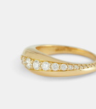 Melissa Kaye Remi 18kt gold ring with diamonds