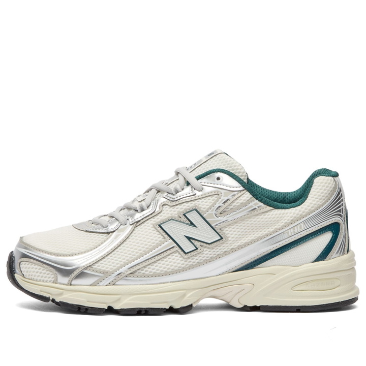 Photo: New Balance 740 Sneaker in Medusa Green/Angora