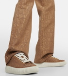 Versace Versace Allover low-top sneakers