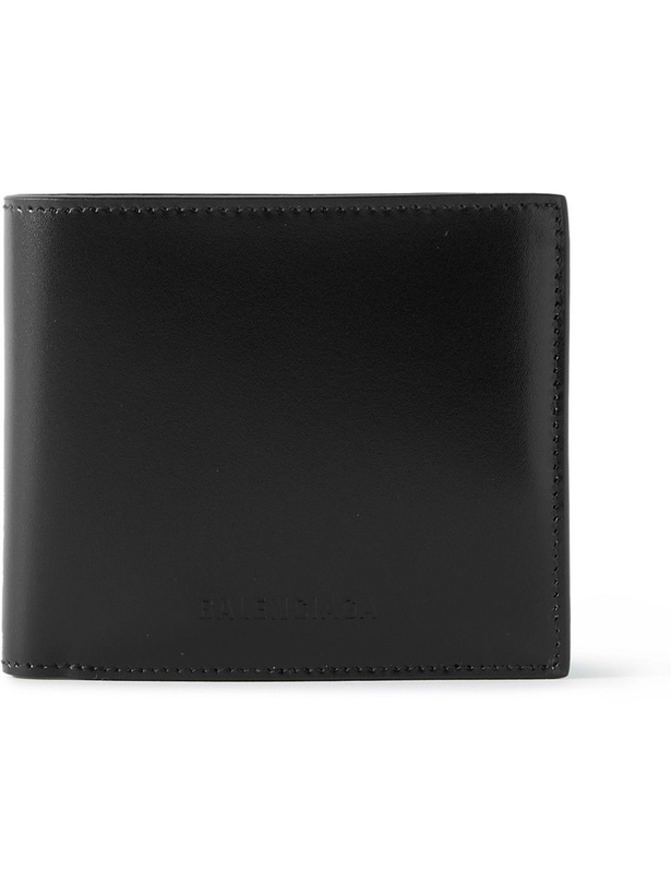 Photo: Balenciaga - Logo-Embossed Leather Billfold Wallet