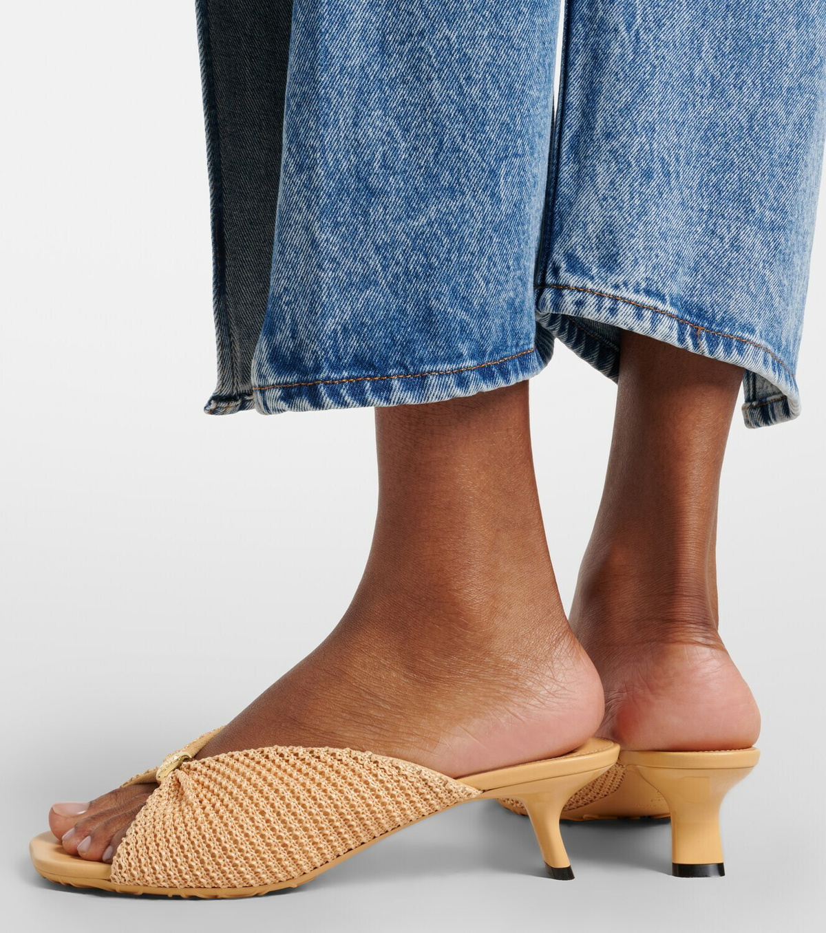 Loewe Paula's Ibiza Pebble Soft mules