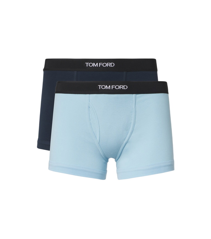 Photo: Tom Ford Logo cotton-blend boxer briefs