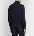 TOM FORD - Slim-Fit Wool Polo Shirt - Blue