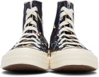 Converse Black Archive Paint Splatter Chuck 70 High Sneakers