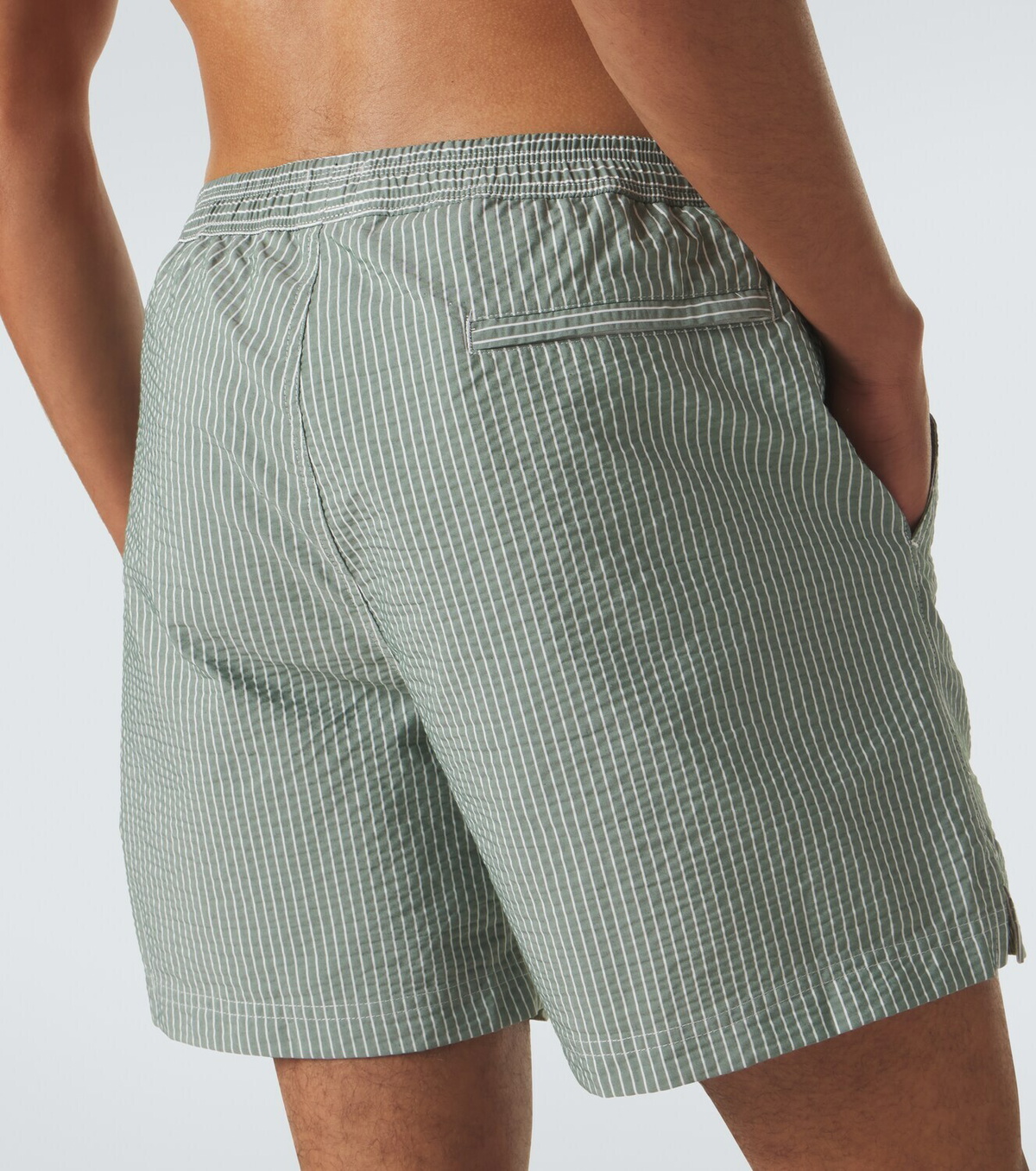 Sunspel Striped swim trunks