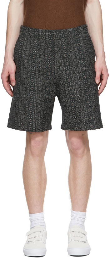 Photo: Wood Wood Green Polyester Shorts