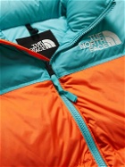 The North Face - 1996 Retro Nuptse Quilted Two-Tone Ripstop and Shell Down Jacket - Orange
