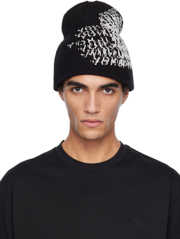Photo: Y-3 Black Merch Beanie