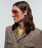 Gucci - Mask-frame sunglasses