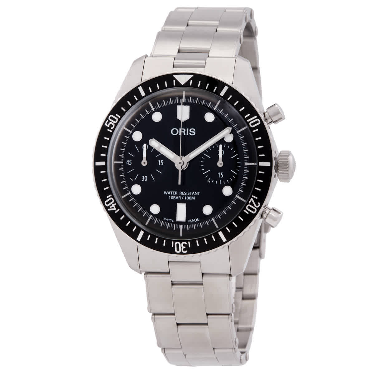 Oris Divers Sixty-Five Chronograph Automatic Black Dial Mens Watch 01 771 7791 4054-07 8 20 18