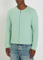 Second Layer Friends Cashmere and Wool-blend Jumper Mint