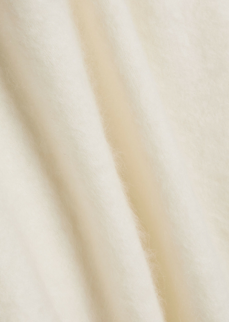 Veronica Beard Pippen Brushed Cashmere Jumper Ivory